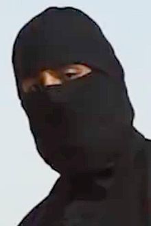 "Jihadi John", British ISIS fighter involved in the killings of Western hostages.  Photo from Wikipedia